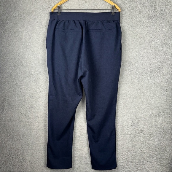 Bluffworks Mens Pants Large 33x29 Blue Presidio Airline Pull On Tailored Fit - Picture 3 of 12